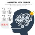 thumbnail image 2 of Milisten 50pcs 5g Precision Slotted Weights with Hanger Metal Hook Weights Set Mass Educational Lab Equipment for Science Labs Physics Experiments, 2 of 5