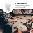 thumbnail image 2 of MOVTOTOP 10PCS Clay Needle Tools Pottery Carving Stainless Steel Rod Punch Needles Pottery Needles Sculpture Tool, 2 of 5