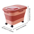 thumbnail image 3 of Binwennn Camping Must Haves 2022 Apartment Must Haves Lunch Storage Containers Foldable Dog Food Storage Kitchen Pantry Organizer For Grain Rice Flour & Container, 3 of 7