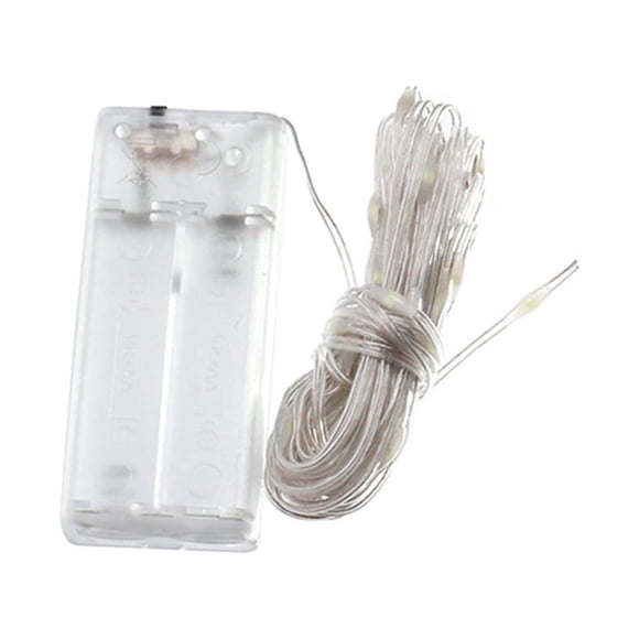 ziyahi Lampe Féerique à DEL pour l'Extérieur, Ornement de Fête, Ambiance, Accessoires d'Aménagement, Éclairage Décoratif pour Bar, Chambre, Porte, Fenêtre, Fournitures, Blanc Chaud/4 Mètres