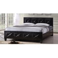 thumbnail image 2 of Aerys Crystal Tufted Upholstered Platform Bed , Black, 2 of 2