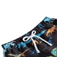 thumbnail image 3 of Boy‘s Cartoon Printed Short Pants Vacation Style Elastic Shorts, 3 of 5