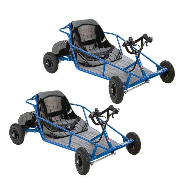 Razor 25143540 Voiture Électrique pour Enfants et Jeunes, Go-Kart Dune Buggy, Bleu (Lot de 2)