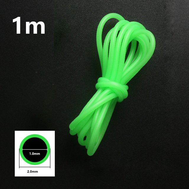 Light Luminous Line Glow Anti Rig Tube Tubing Fishing Wire ID 0.8-2mm x 1/1.5m
