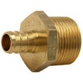 thumbnail image 1 of Pipe Adapter, Lead Free, 1/2 Brass Barb Insert x 3/4 In. MPT - UC116LFA, 1 of 1