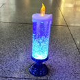 thumbnail image 2 of LED Christmas Candle with Base Flameless Candles Colorful Fantasy Crystal Candle Tourist Souvenir LED Night Lamp Battery Operated, 2 of 9