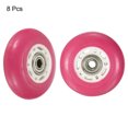 thumbnail image 3 of Unique Bargains Roues de Patin en Ligne avec Roulements 82A Remplacement de Patin, Rose Lot de 8, 3 of 5
