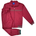 thumbnail image 1 of Men's StarLight Active Fashion Stripe Jogger Track Jacket & Trackpants 2 Piece Set, 1 of 4