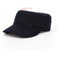 thumbnail image 2 of ORUYROP Casquette Classique en Coton à Dessus Plat pour Cadet Militaire, Chapeau d'Armée, 2 of 7