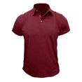 thumbnail image 1 of Besolor Chemises de golf pour Hommes à Manches Courtes, Col à Revers, Boutonnées, Sport Athlétique, Évacuation de l'Humidité, Légères, Hauts d'Été, Blouse, 1 of 4
