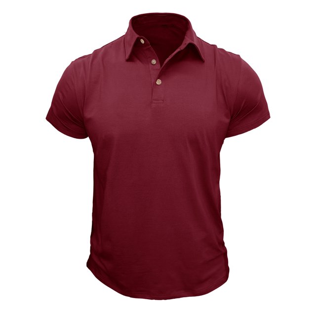 Besolor Chemises de golf pour Hommes à Manches Courtes, Col à Revers, Boutonnées, Sport Athlétique, Évacuation de l'Humidité, Légères, Hauts d'Été, Blouse