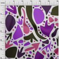 thumbnail image 3 of oneOone Cotton Poplin Green Fabric Geometric Abstract Floral Craft Projects Decor Fabric Printed By The Yard 42 Inch Wide, 3 of 4