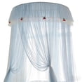 thumbnail image 2 of Kieccall French Style Dome Bed Canopy Foldable Mosquito Net Fine Mesh for Bedroom Home Insect Protection and Romantic Decor, 2 of 6