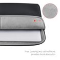thumbnail image 4 of CUITING 14 Inch Laptop Sleeve Protective Case Soft Fluffy Lining Cover Carrying Bag with Front Pocket & Accessories Pouch Compatible with 14” Notebook Computer Chromebook(Gray Upgraded Ve, 4 of 6