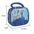 thumbnail image 2 of Labymos Portable Baby Grooming Kit Baby Safety Care Set with Comb Brush Nail Scissors Nail File Finger Storage Bag, 2 of 7