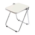 thumbnail image 4 of Abbracc Table Plateau Pliant Petite Table Pliante Pratique Robuste Polyvalente Compacte Simple Blanc, 4 of 9