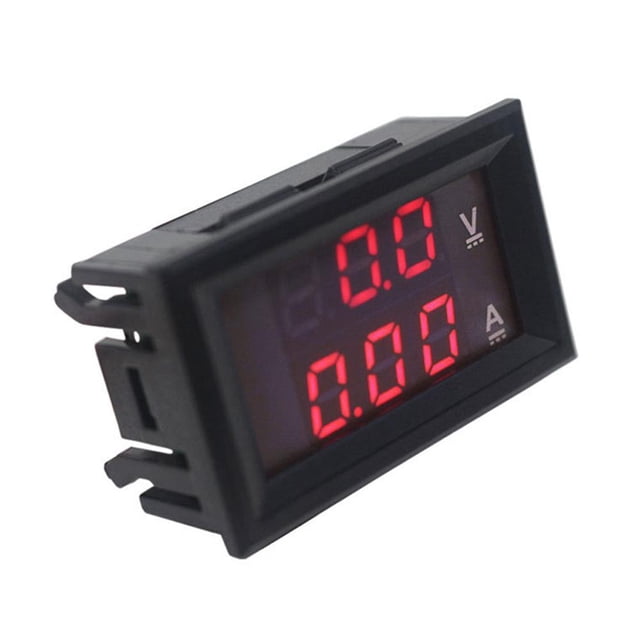 DC100V 10A Voltmeter Ammeter LED Dual Volt Amp Meter Voltage Current I9G4