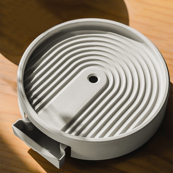 Plateau pour Plantes Rotatif à 360°, avec 4 Rouleaux Silencieux, Bac à Plantes en Plastique Robuste avec Trou de Drainage, Soucoupe Antidérapante pour Pot de Fleurs pour Usage Intérieur Extérieur, Convient aux Pots de 26 cm, Facile à Nettoyer et à Déplacer