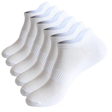 CHOK Chaussettes de Course à la Cheville pour Femmes Chaussettes en Laine Coton Chaud Multicolores Mode Noir Moyen