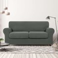 thumbnail image 2 of CHUN YI Sofa Cover with Separate Cushion Slipcover Stretch Checks, 2 of 7
