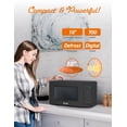 thumbnail image 2 of Commercial Chef 0.7 Cu Ft Microwave with 10 Power Levels, 700W Microwave with Digital Display, Countertop Microwave, 2 of 8