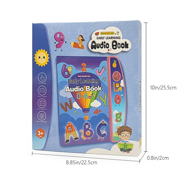 Nsxcdh Interactive Sound Book Kids Learning Audio Book Plastic