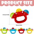 thumbnail image 3 of HUASHENG Handbells Educational Musical Comfort Instrument For Random Color Encourages Creative Expression For Development Random Color, 3 of 9