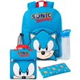 thumbnail image 1 of Sonic the Hedgehog Unisex Kids Blue 4 Piece Backpack Set, 1 of 6
