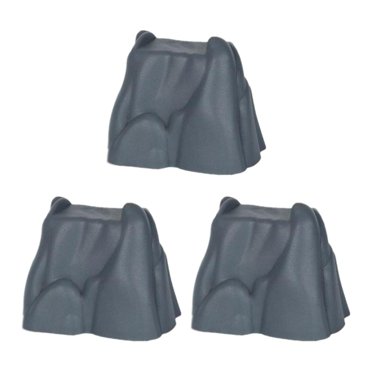 KLKCMS 3 Pcs Quais de Pont de Train Accessoires Ferroviaires en Bois pour Gris