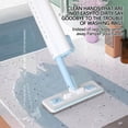 thumbnail image 4 of UsRHHA Hand Wash Flat Mop Mini Desktop Kitchen Cleaning Tool, 48cm Telescopic Handle with Replaceable Pads for Countertops, Small Surface Cleaner, 4 of 7