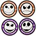 thumbnail image 3 of Nightmare Before Christmas Jack Skellington Ensemble de 4 sous-Verres, 3 of 3