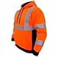 thumbnail image 3 of SafetyShirtz SS360O Chandail à Capuchon de Base Haute Visibilité pour Hommes - Polyester Robuste avec Intérieur en Molleton Peigné Doux - Classe 3 Type R - Conforme à ANSI/ISEA 107-2015, Orange - 4X-très Grand, 3 of 4