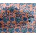 thumbnail image 4 of oneOone Viscose Chiffon Fabric Leaves & Floral Block Decor Fabric Printed BTY 42 Inch Wide, 4 of 4