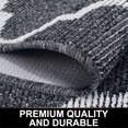 thumbnail image 3 of XICEN Tapis de Porte Intérieur, 20x32, Antidérapant Absorbant Résistant à la Saleté Tapis d'Entrée, Lavable à la Machine Profil Bas Tapis de Sol Intérieur Tapis de Porte pour Vestibule, Treillis Noir, 3 of 6