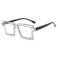 thumbnail image 2 of Color Contrast Glasses, Fluorescent Eye Protection, Lightweight Design, Fashion Frame, for Gaming, Clear Vision, Sports Vision, Uv Shield, Black Frame, Office Travel Use,YISHFHP,C, 2 of 9