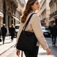 thumbnail image 4 of Nylon Tablet Tote Bag for Women Commute Shoulder Bag Crossbody | Large Capacity Handheld Organizer for School Office | Padded Tablet Compartment Protects Devices, 4 of 5
