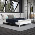 thumbnail image 3 of Steve Silver Nix Full White Wood Platform Bed, 3 of 8