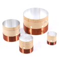 thumbnail image 3 of GLFILL 2 Pcs 25,5 mm-75,5 mm Fil de Cuivre Rond à 2 Couches pour Haut-Parleur Basse, Pièces de Réparation de Bobine Vocale, Accessoire de Bobine Vocale pour Caisson de Basses 8/10/12/15 Pouces 65,5, 3 of 8