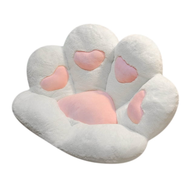 Birdeem Coussin en Peluche en Forme de Patte d'Ours pour Canapé de Bureau, Décoration Élastique