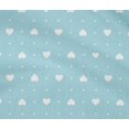 thumbnail image 4 of oneOone Cotton Flex Fabric Dot & White Heart Decor Fabric Printed BTY 40 Inch Wide, 4 of 4