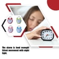 thumbnail image 2 of QualitChoice Réveil Cloche Cœur 3 Pouces Veilleuse Réveil Table Horloges Numériques Enfants Filles Chambre Dortoir Bureau à Domicile Vert 1ensemble, 2 of 6