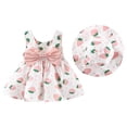 thumbnail image 1 of Robes pour Tout-Petits Robe Tutu Sans Manches pour Bébé Robe d'Été pour Fillette avec Chapeaux Ensemble 2 Pcs Robe de Fée Tout-Petit 3-4 Ans, 1 of 3