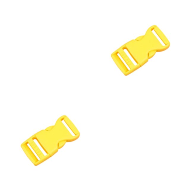 ZheElen 10pieces Easy To Buckle Strap With Multi-Color Clasp Belt Buckles ABS Release Buckle Hook Buckle Versatile Convenient light yellow 2Set