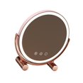 thumbnail image 3 of lionlar Lighted Makeup Mirror USB Charging Practical for Living Room Home Apartments pink, 3 of 9