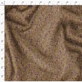 thumbnail image 4 of Soimoi Brown Cotton Poplin Fabric Cage & Humming Bird Printed Fabric 1 Yard 42 Inch Wide, 4 of 5