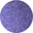 thumbnail image 1 of Ahgly Company Tapis Rond Lavable en Machine Intérieur Transitionnel Violet Améthyste Violet, 4 Pieds Rond, 1 of 7