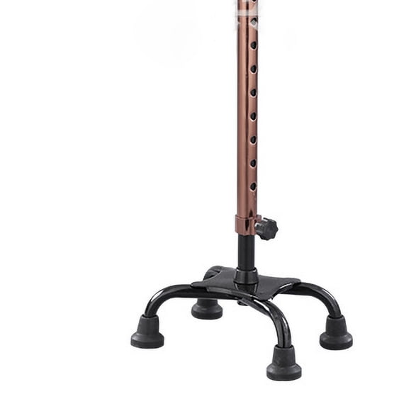 Quad Walking Cane Quad Walking Cane 250kg Bearing Capacity 10 Adjustment Levels Anti Slip Aluminum Alloy Crutches With Ergonomic Handle