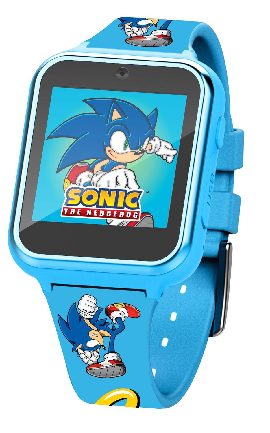 Sonic The Hedgehog Montre interactive à écran tactile avec caméra
