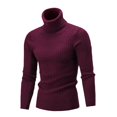 thumbnail image 3 of Chandail à Col Roulé pour Hommes chandail Tricoté Mode Urbaine, 3 of 4
