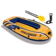 thumbnail image 2 of Intex Inflatable 2 Person Floating Boat Raft Set w/ Oars & Air Pump (4 Pack), 2 of 6
